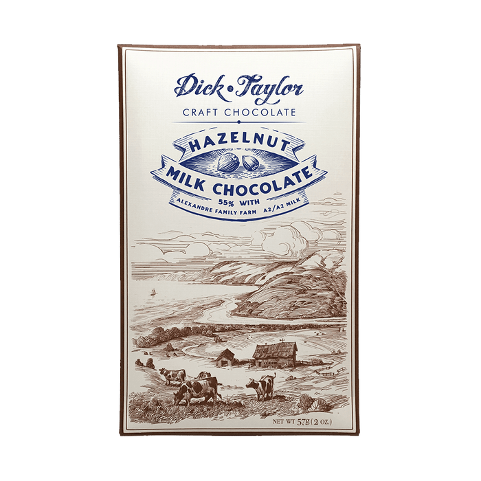 Custom Dick Taylor Hazelnut Milk Chocolate Bar - Corporate Gifts