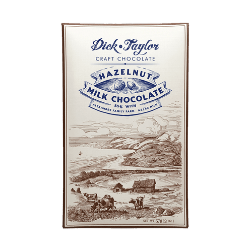 Custom Dick Taylor Hazelnut Milk Chocolate Bar - Corporate Gifts
