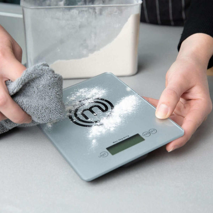 UK MASTERCHEF DIGITAL SCALES SILVER UTENSILS ELITE KITCHENWARE