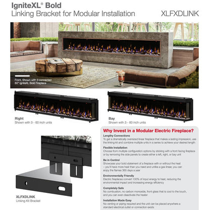 Dimplex IgniteXL Bold Linking Kit Bracket