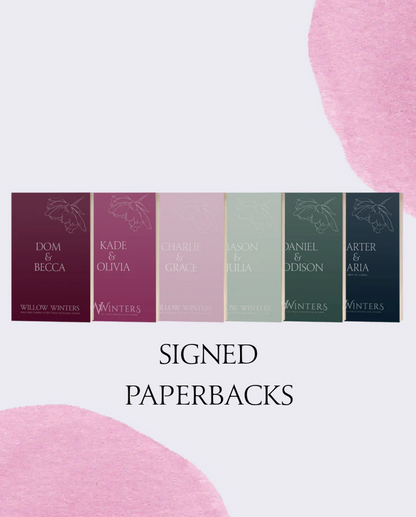 Discreet Series Signed Paperbacks
