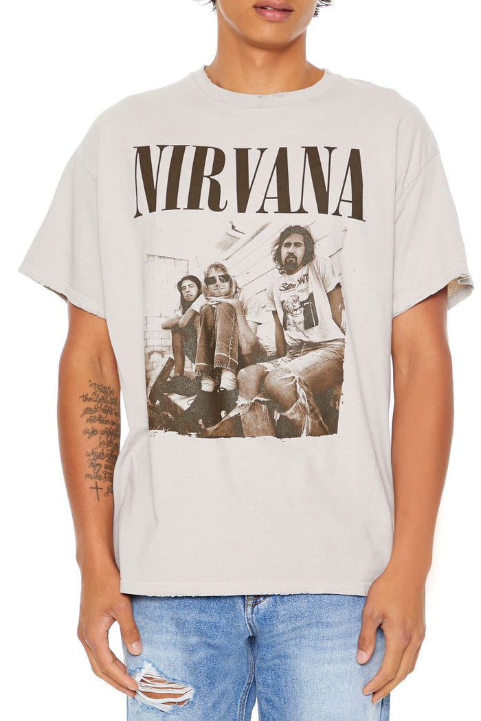 Distressed Nirvana Graphic Tee