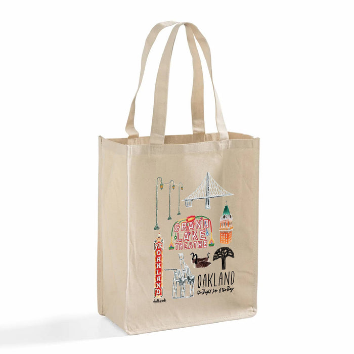 doodles.ink. - Oakland Collage Shopper Tote Bag