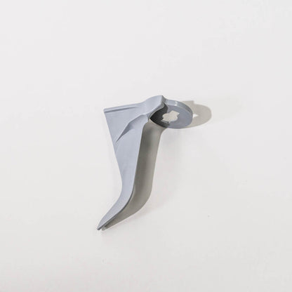 A gray dough hook extender designed for Bosch mixers, placed against a white background.