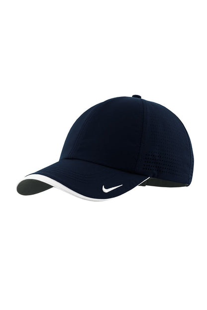Navy Custom Nike Dri-FIT Swoosh Perforated Performance Cap - Corporate Gifts