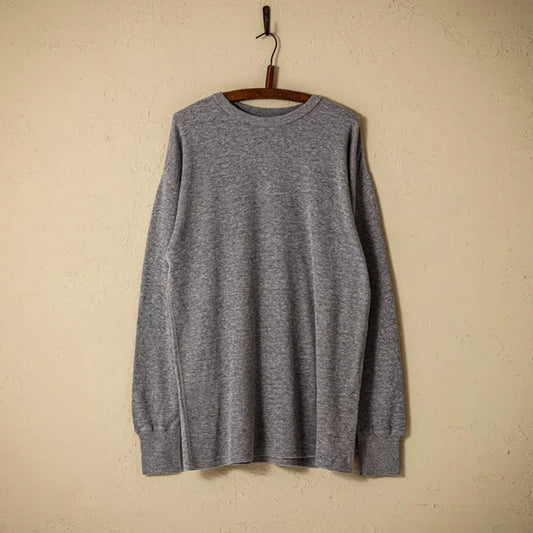 Dubble Works LOT.54002 Thermal Crew Neck Tee - Heather Grey