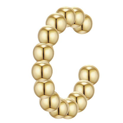 Ear cuff gold Kugeln