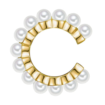 Ear cuff gold Perlen