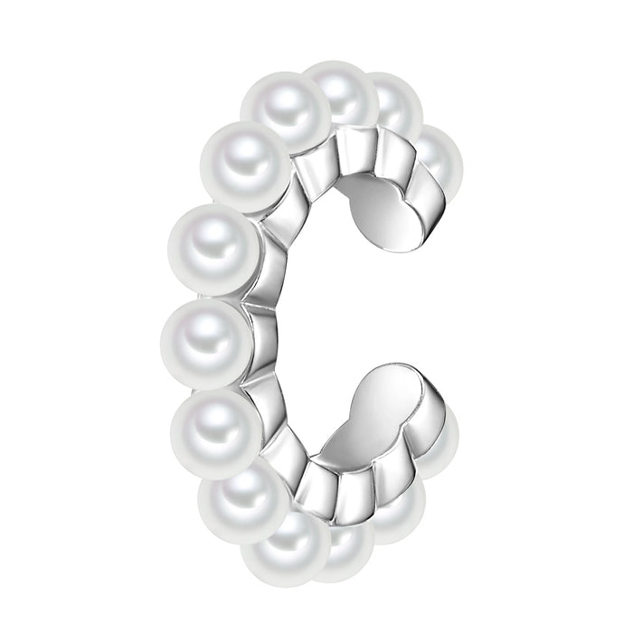 Ear cuff silber Perlen
