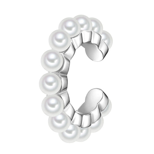 Ear cuff silber Perlen