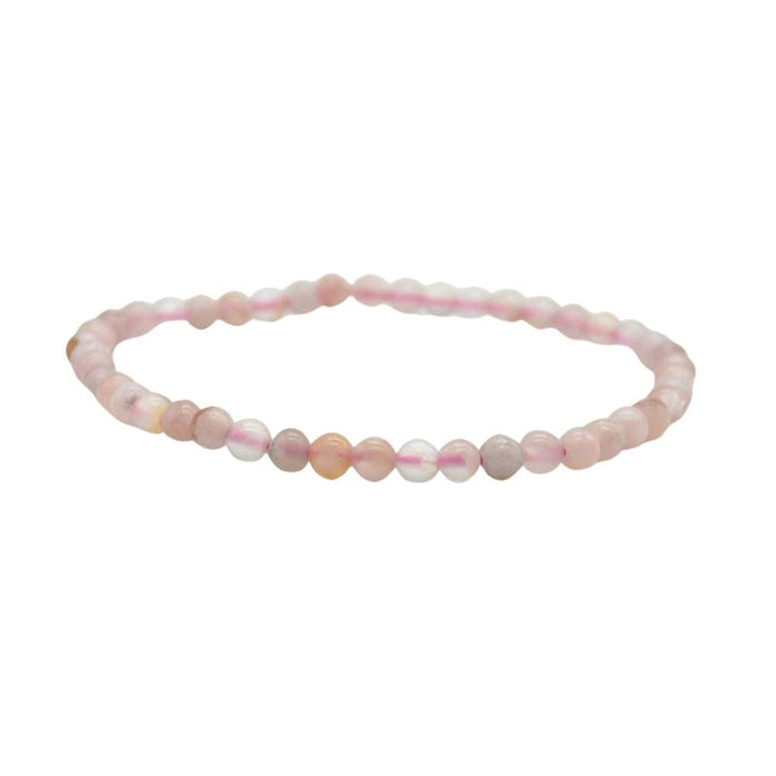 Earths Elements Wholesale - Bracelet - 4mm Flower Agate