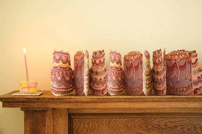 East End Press - BIRTHDAY CAKE CONCERTINA GARLAND