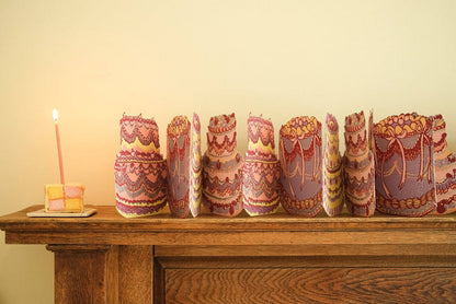 East End Press - BIRTHDAY CAKE CONCERTINA GARLAND