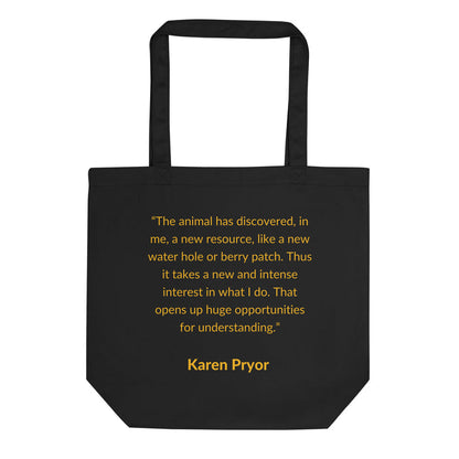 Eco Tote Bag with KPA CTP Logo & Karen Pryor Quote