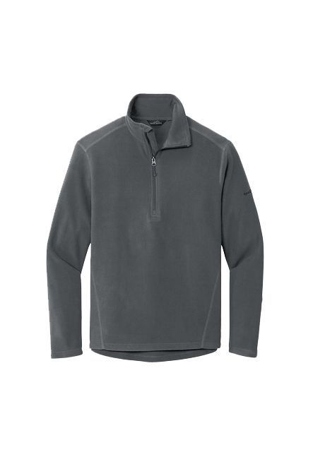 Grey Steel / Men's / XS Custom Eddie Bauer Half-Zip Microfleece Jacket - Corporate Gifts