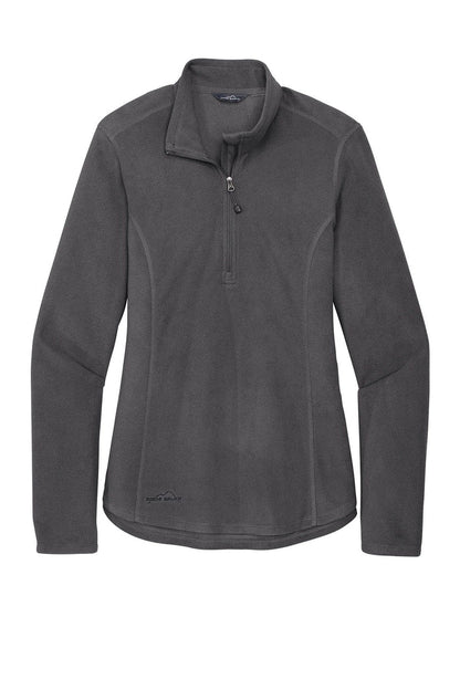 Grey Steel / Women's / XS Custom Eddie Bauer Half-Zip Microfleece Jacket - Corporate Gifts