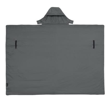 Metal Grey Custom Eddie Bauer Puffy Camp Poncho - Corporate Gifts