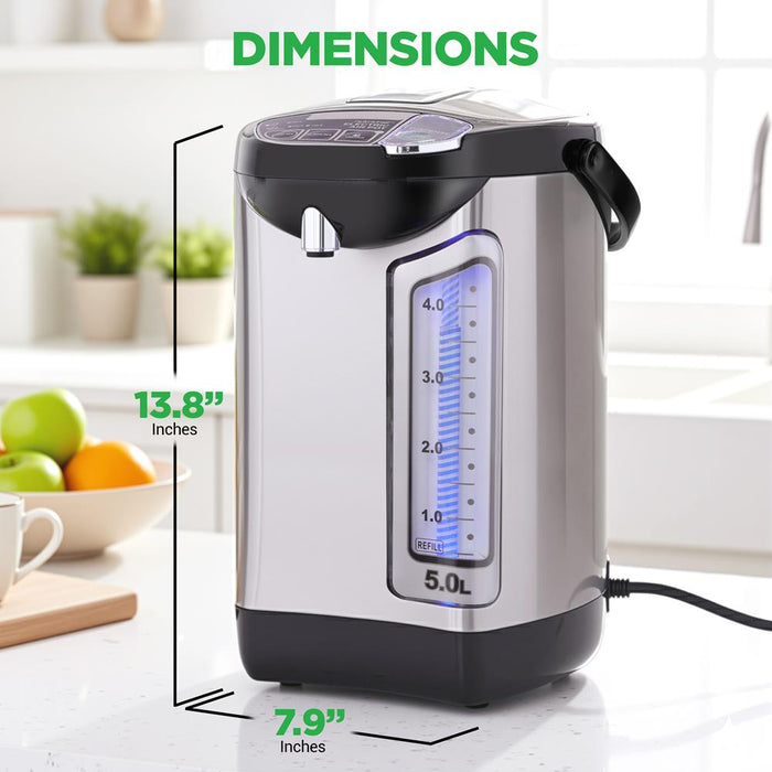 Electric Water Boiler 5L Instant Heating Stainless Steel