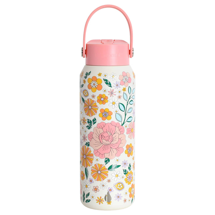 Elemental - Core Insulated Leakproof Bottle w/Handle 40oz - Blossom Luxe