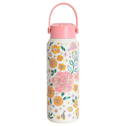 Elemental - Core Insulated Leakproof Bottle w/Handle 40oz - Blossom Luxe
