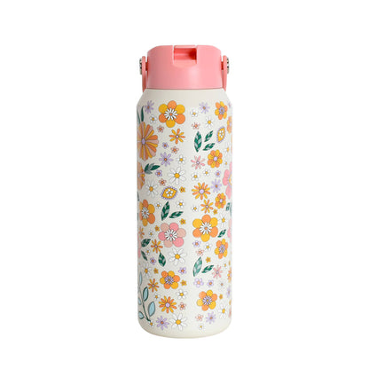 Elemental - Core Insulated Leakproof Bottle w/Handle 40oz - Blossom Luxe