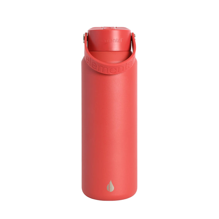 Elemental - Core Insulated Leakproof Bottle w/Handle 40oz - Red