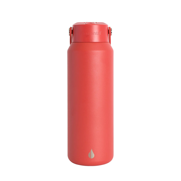 Elemental - Core Insulated Leakproof Bottle w/Handle 40oz - Red