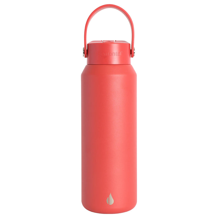 Elemental - Core Insulated Leakproof Bottle w/Handle 40oz - Red