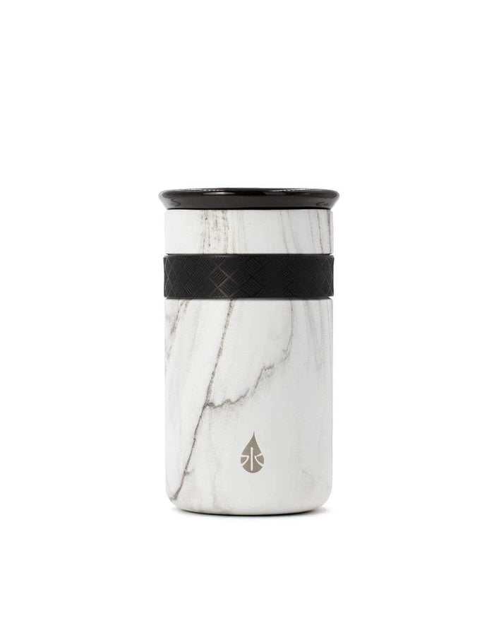 White Marble Custom Elemental Artisan Tumbler - 12oz - Corporate Gifts