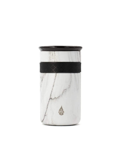 White Marble Custom Elemental Artisan Tumbler - 12oz - Corporate Gifts