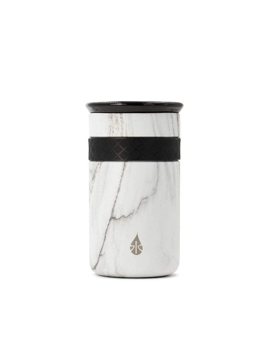 White Marble Custom Elemental Artisan Tumbler - 12oz - Corporate Gifts