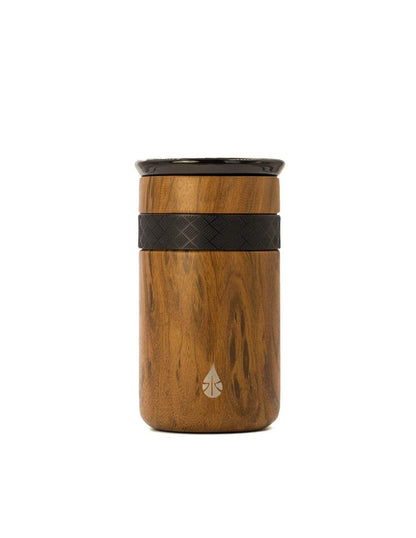 Teak Wood Custom Elemental Artisan Tumbler - 12oz - Corporate Gifts