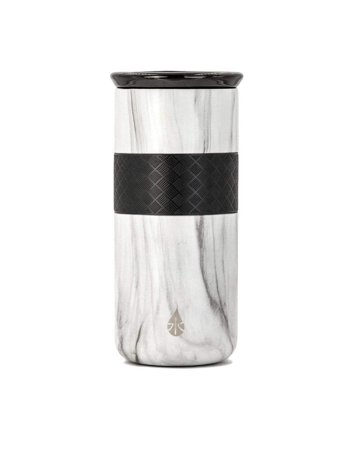 White Marble Custom Elemental Artisan Tumbler - 16oz - Corporate Gifts