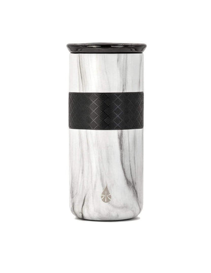 White Marble Custom Elemental Artisan Tumbler - 16oz - Corporate Gifts