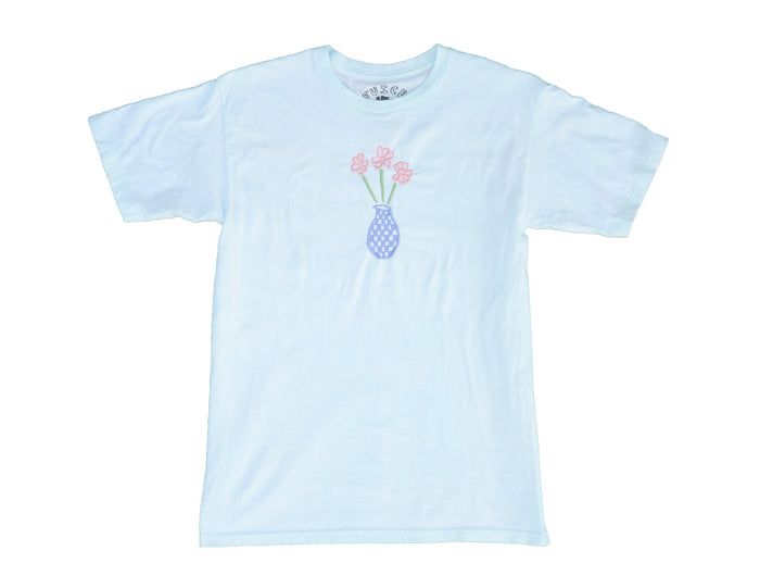 Embroidered Flower Pot Shirt - X Large - Juice Ceramics