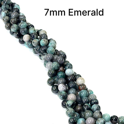 Emerald Gemstone Strands, jewelry supplies