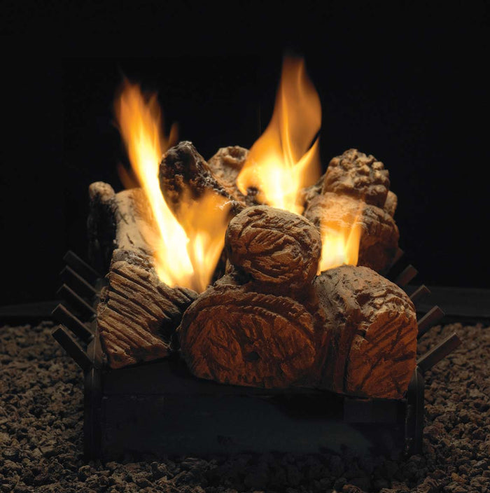 Emprie Ceramic Fiber Stone River Double Sided Gas Logs Only
