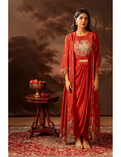Eraya Drape Dress Set