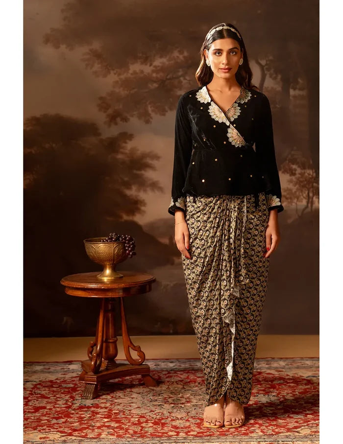 Eraya Drape Skirt Set