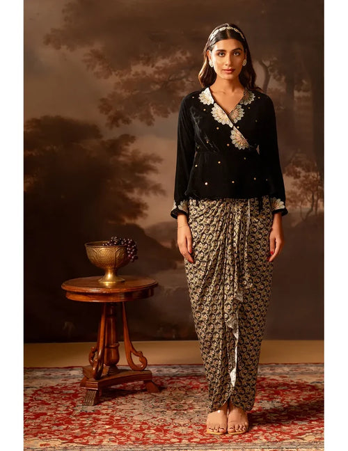 Eraya Drape Skirt Set