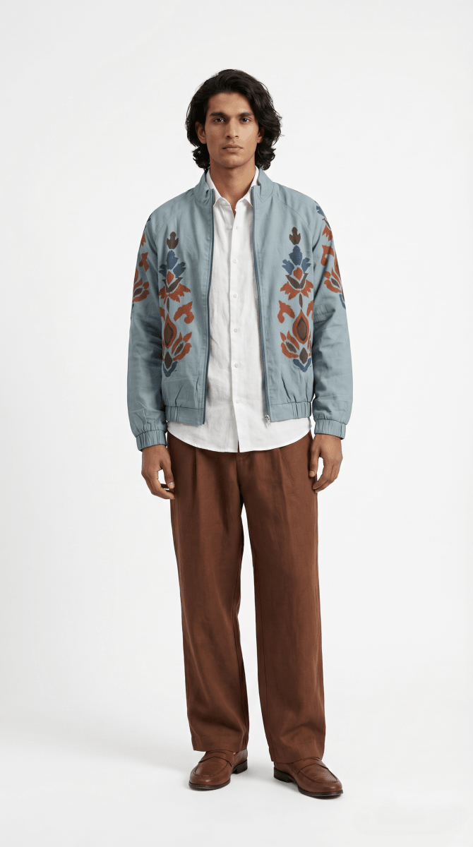 Ethereal Lightweight Bomber Jacket - Naymish Designs