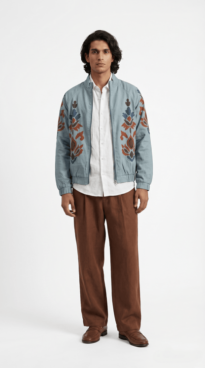 Ethereal Lightweight Bomber Jacket - Naymish Designs