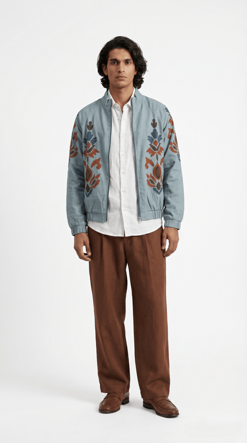 Ethereal Lightweight Bomber Jacket - Naymish Designs