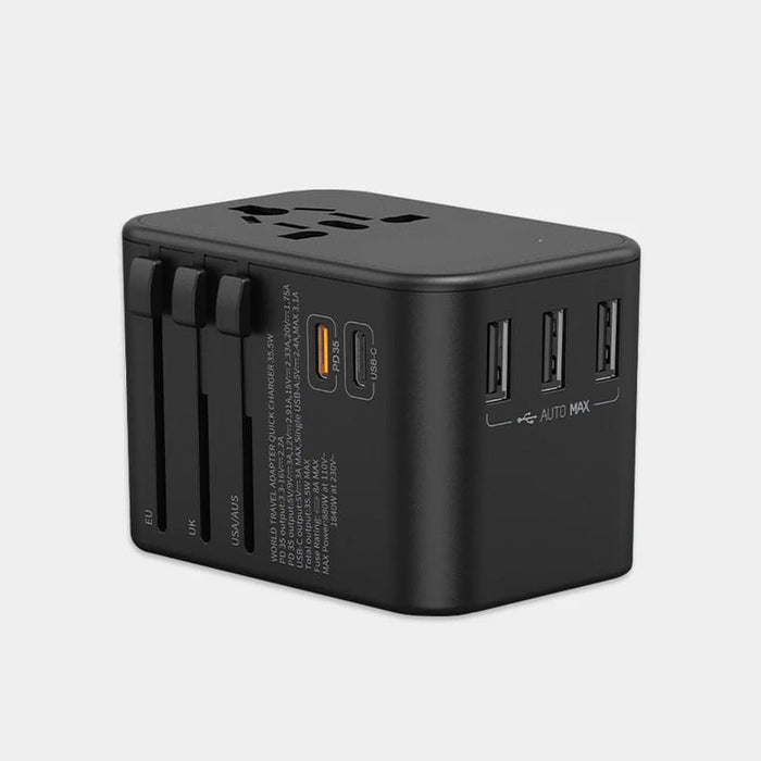 Custom Expedition 4.0 Travel Charging Adapter - Corporate Gifts