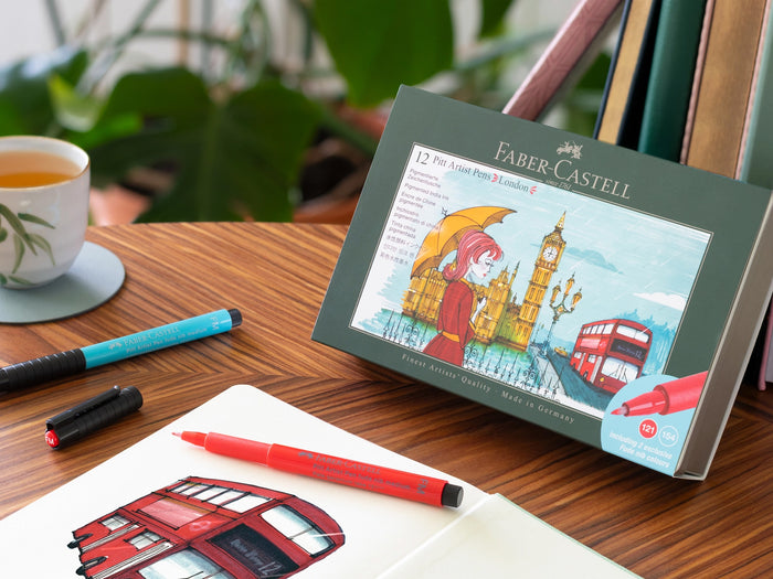 Faber-Castell Artist Pitt Pen Set - City Collection - London