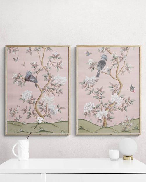 Faraway Land Wall Art Prints, Set of Two - Divine - Diane Hill