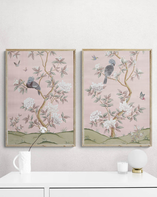 Faraway Land Wall Art Prints, Set of Two - Divine - Diane Hill