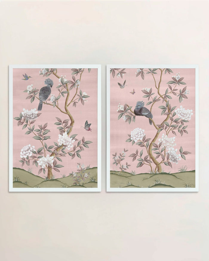 Faraway Land Wall Art Prints, Set of Two - Divine - Diane Hill