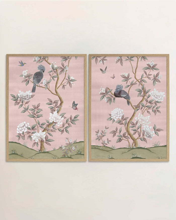 Faraway Land Wall Art Prints, Set of Two - Divine - Diane Hill