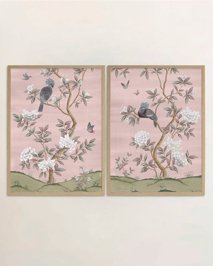 Faraway Land Wall Art Prints, Set of Two - Divine - Diane Hill